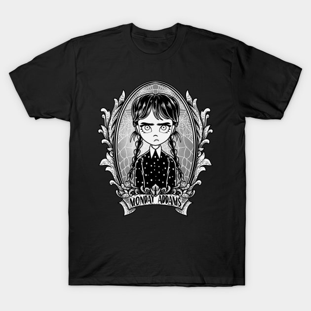 Monday Addams T-Shirt by nazumouse